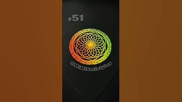 How many circles? 💈 Magic patterns Part 51 #shorts #spirograph #satisfying #asmr