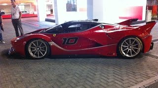 The New Ferrari FXX K at Yas Marina Circuit