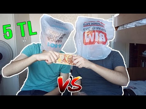 5 TL İLE KİM DAHA FAZLA ÜRÜN ALACAK ! (Bim Vs A101)