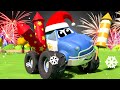 Giao thừa đếm ngược - Thành phố xe 🚗 những bộ phim hoạt hình về xe tải l Vietnamese Cartoons