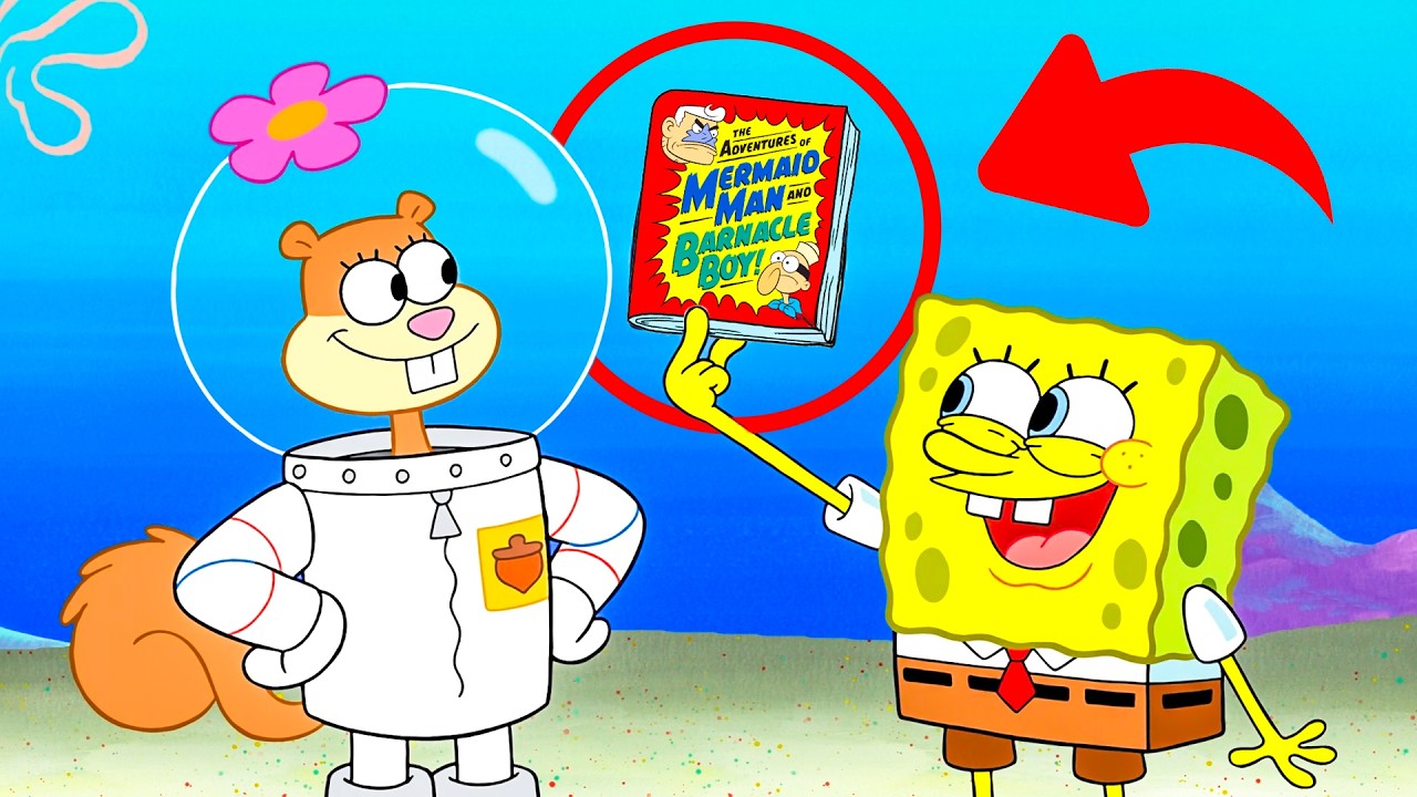 1 Hour of SpongeBob Easter Eggs To Fall Asleep To