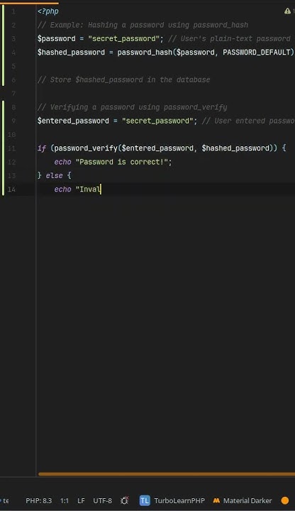 Why use password_hash and password_verify in PHP? password_hash vs ...