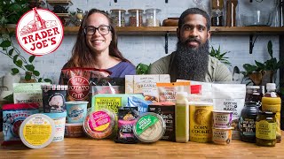 We bought every new vegan item at Trader Joe’s | Vegan Grocery Haul / Taste Test