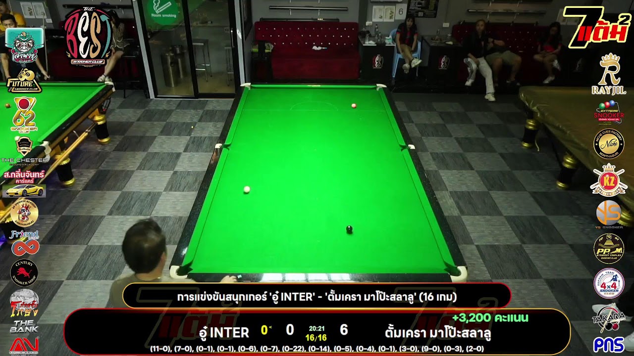 การแข่งขันสนุกเกอร์ 'อู๋ INTER' - 'ตั้มเครา มาโป๊ะสลาลู' (16 เกม)