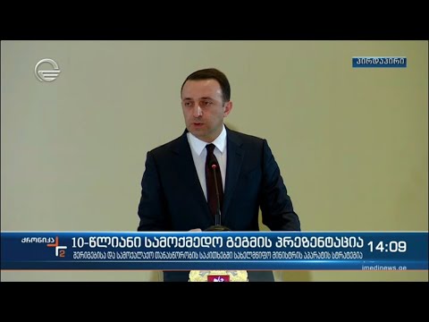 10-წლიანი სამოქმედო გეგმის პრეზენტაცია