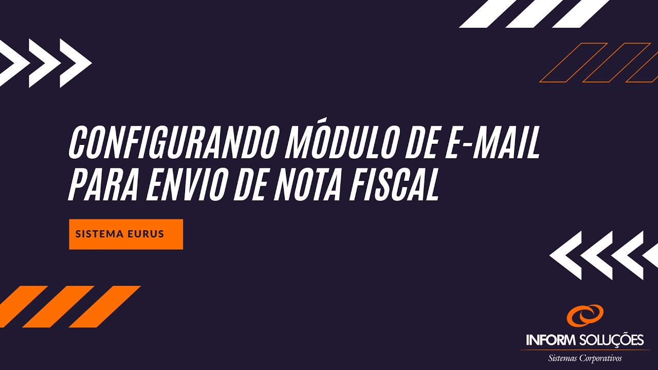 Configurando módulo de e-mail para envio de nota fiscal - YouTube