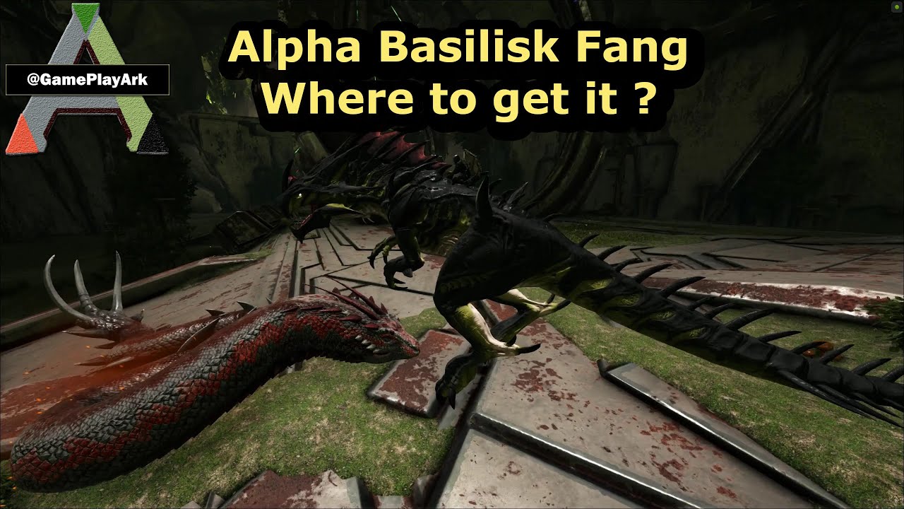 Alpha Basilisk Fang in Ark Aberration  Where to Get it