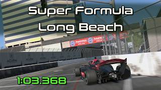 iRacing SF23 Super Formula Long Beach R Hotlap 1:03.368 - 2026 Season 2