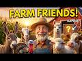 Old MacDonald Had A Farm | Farm Friends &amp; Surprise Animals | Kids Fun