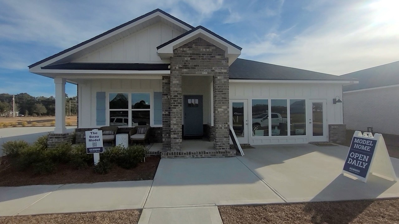 4 Bedroom Home With A Resort Like Amenity Center - The Beau Floorplan | DR Horton Pensacola