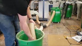 Fun Dust Collector Test With Shocking Results! Camvac vs Rikon 2HP EthAnswers