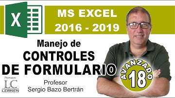 Curso GRATUITO de EXCEL AVANZADO | Parte 18 | Los controles de FORMULARIO