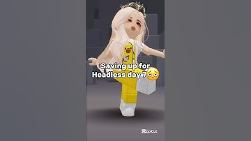 Saving up for Headless Day 7😭😍💕 #roblox #robloxshorts