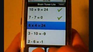 iPhone Brain Tuner App Review screenshot 2