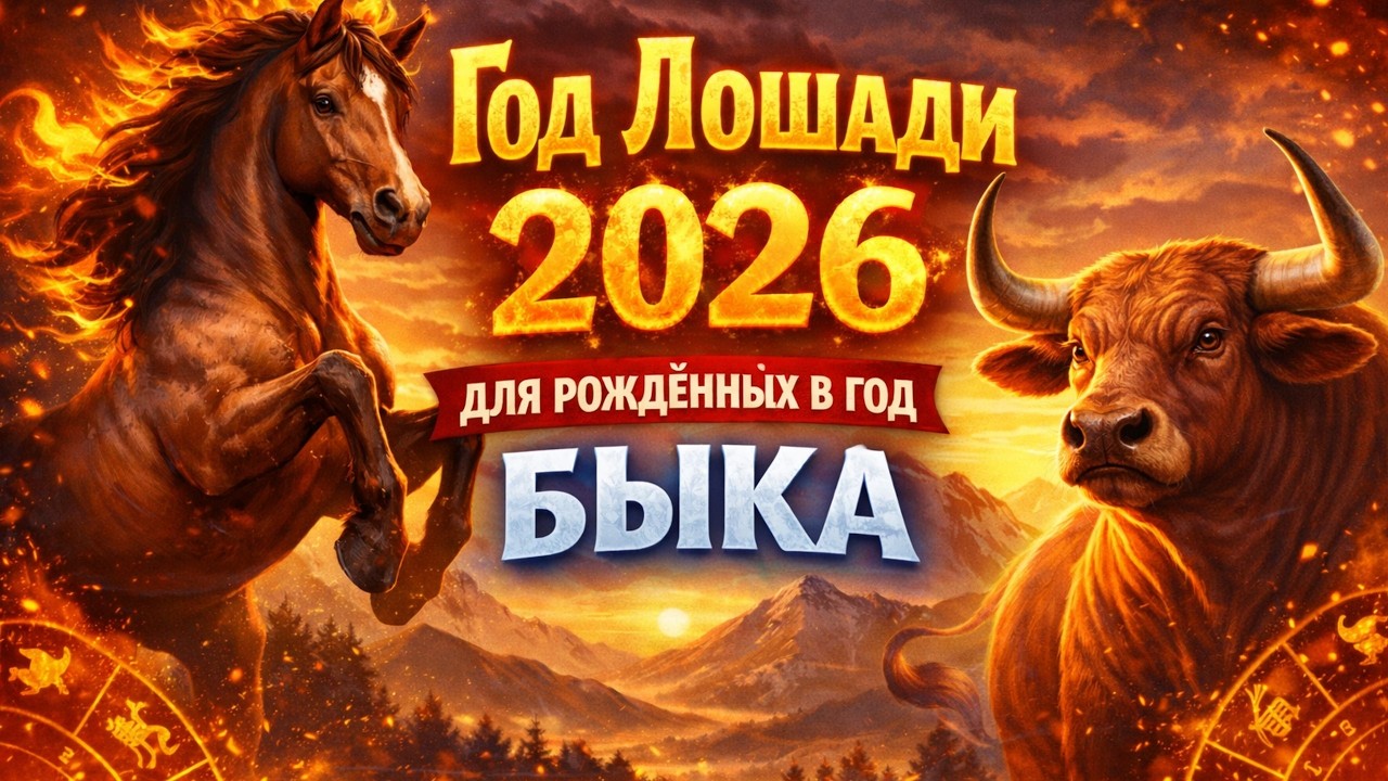 2026: Год Лошади для Быка — деньги, любовь, работа
