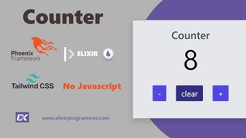 How To Build a [Counter with Elixir, Phoenix, LiveView and Tailwind CSS] | No Javascript