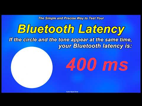 Audio delay test (Audio latency sync test) #speaker #headphones #bluetooth