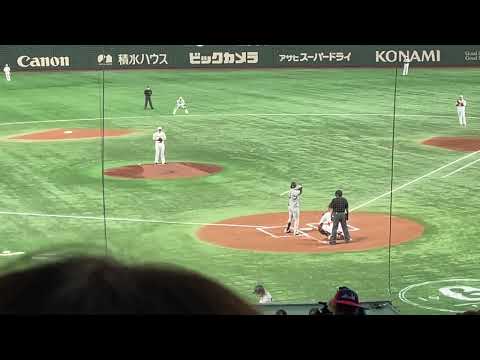 2022/04/01 東京ドーム (巨人－阪神) 2回表の様子