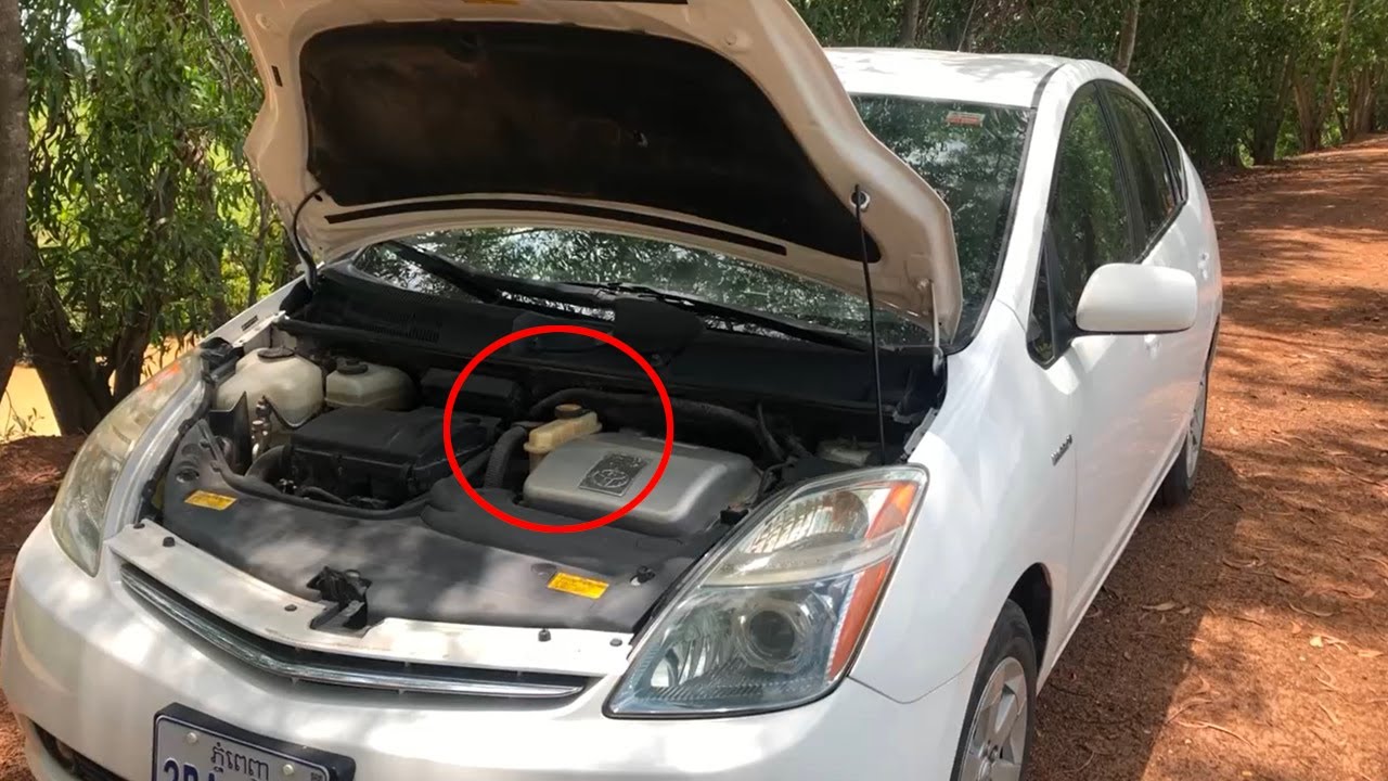 How to Quickly Check Toyota Prius Inverter Coolant Pump ពិនិត្យធុងទឹកឡានខូច ឬអត់ YouTube