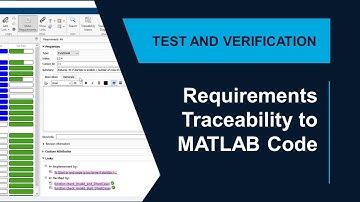 Requirements Management Workflow for MATLAB