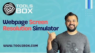 How To Use Webpage Screen Resolution Simulator | WWW.TOOLSBOX.COM