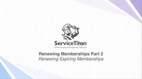 Renewing Memberships Part 2: Renewing Expiring Memberships