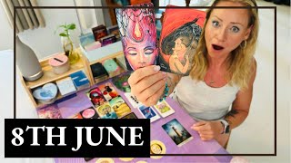 🔮Red hot lover?!🔮Today's Tarot + yes or no🔮8th June 2024