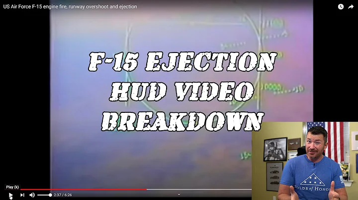 F-15A Ejection HUD Video Breakdown (Nov 1995 @ Whi...