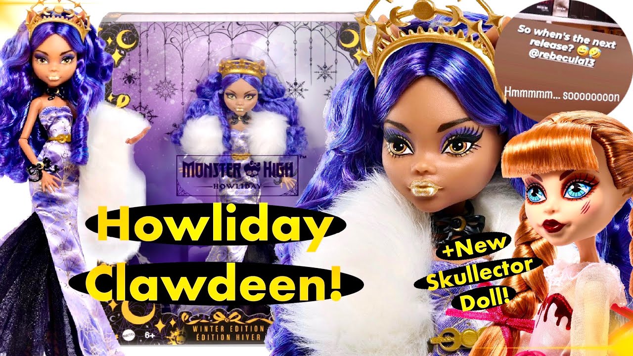 Monster High Howliday Clawdeen Wolf Doll Winter Edition