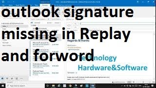 how to set signature in outlook for reply and forward || signature for reply in outlook screenshot 4