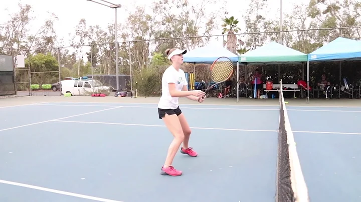 Ashley Becker tennis video #3