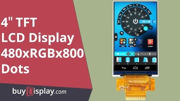 4" inch (3.97")TFT LCD Display Module 480X800 Optional Touch Screen