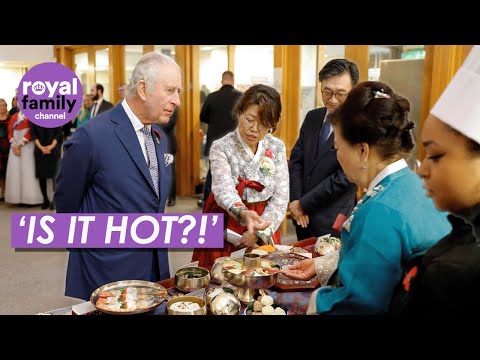 King learns about korean cuisine ahead of state visit