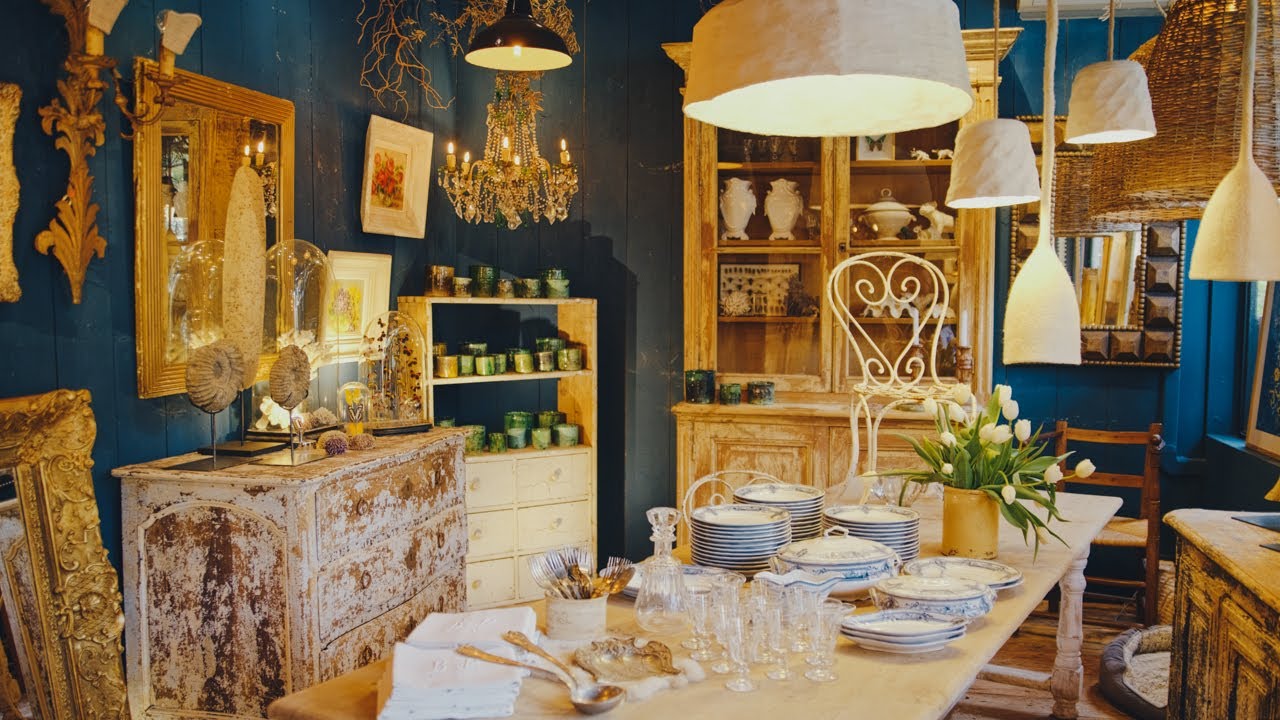 Покупки в чудесном магазине броканте на блошином рынке на юге Франции | L'Isle-sur-la-Sorgue