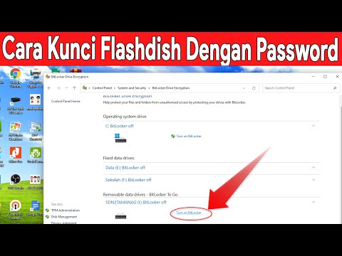 Video: Bagaimana cara mengunci USB flash drive?