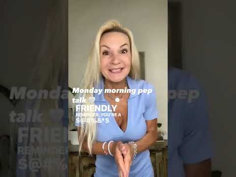 morning pep talk!