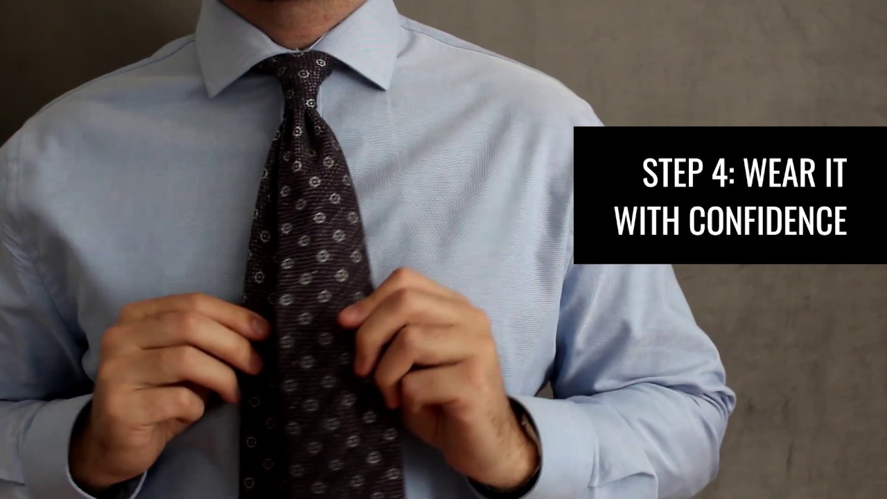 How to Create a Tie Dimple | Patyrns - YouTube