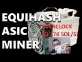 Antminer Z9 Mini ASIC Bitmain - Setup and Overclock 17K Sols