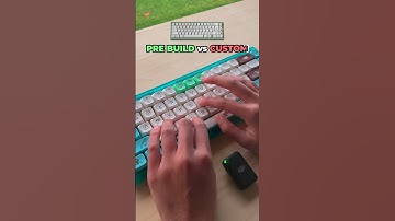 PRE-BUILD KEYBOARD vs CUSTOM KEYBOARD #shorts