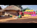 African Village Girl's Life Grinding Millet using a stone!!!