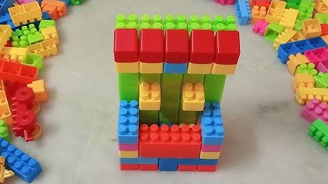 Satisfying DIY/Sink ASMR Building Blocks/block game Lego block #asmr#asmrsounds#buildingblocks
