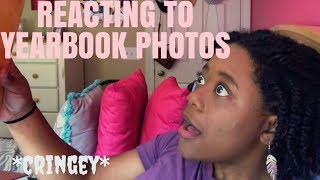 REACTING TO MY OLD YEARBOOK PHOTOS *CRINGEY*