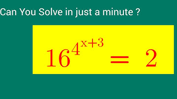 A Nice Exponential Equation/Olympiad/ SAT/GMAT/GRE/BANK PO/CBSE/CAT. #maths , #students .