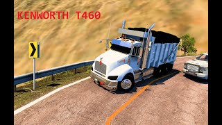 VOLQUETA KENWORTH T460 DOBLE TROQUE BAJANDO CON 22? MAPA LA MONTAÑA American Truck Simulator 1.48