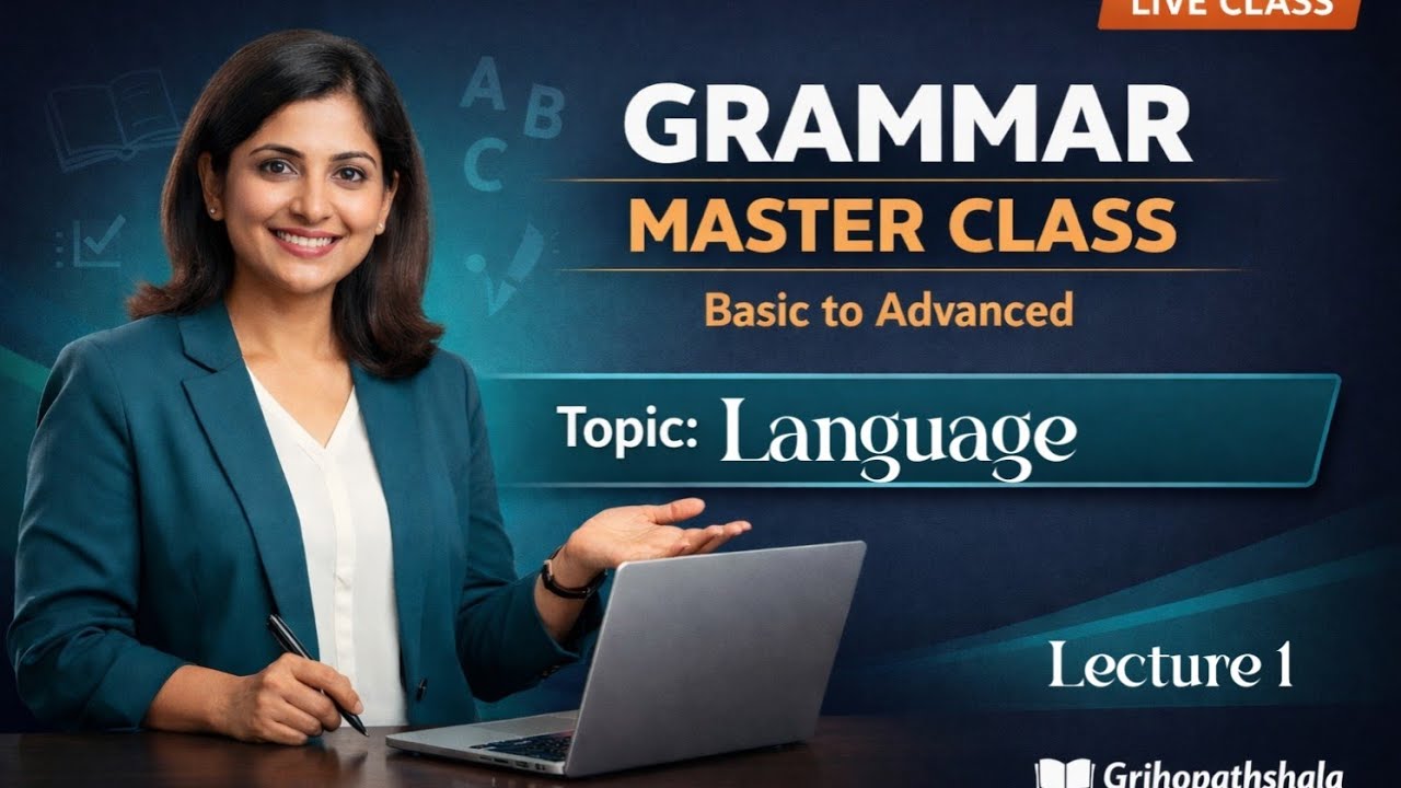 Lecture 1 • Language • English Grammar - YouTube