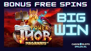 Power of Thor Megaways | bonus free spins (BIG WIN!)