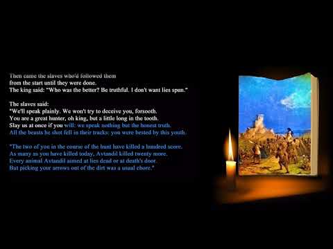 Shota Rustaveli | The Knight in The Panther's Skin |  3 | King Rostevan and Avtandil Go Hunting