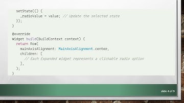 Create a Custom Radio Widget in Flutter Using Images