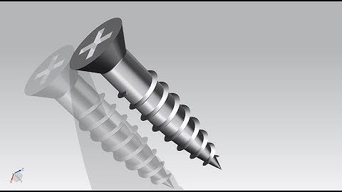 how to create screw in nx cad
