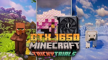 Minecraft 1.21 10 Shaders On GTX 1650 | 1080p Visuals and Performance Comparison